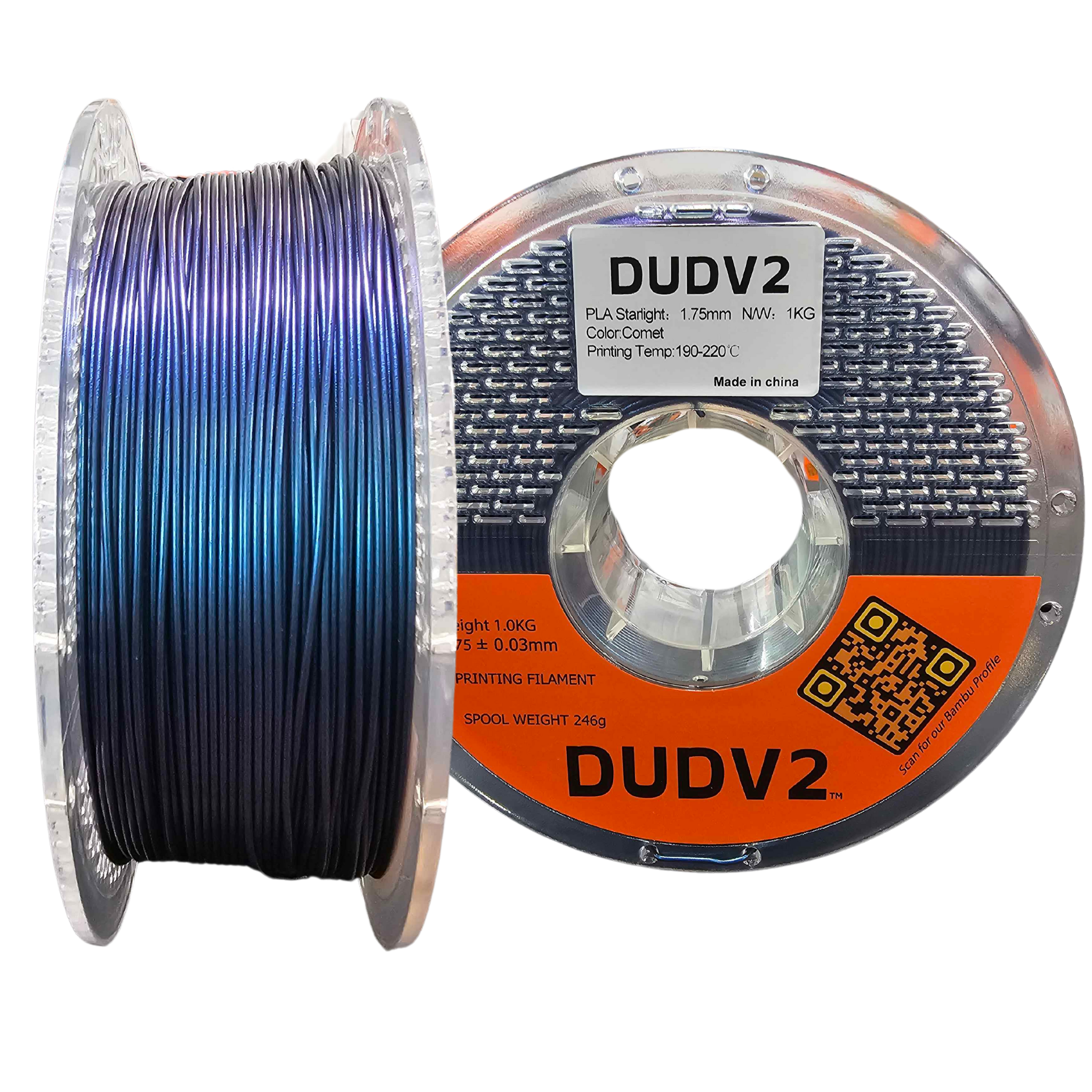 Rainbow filaments