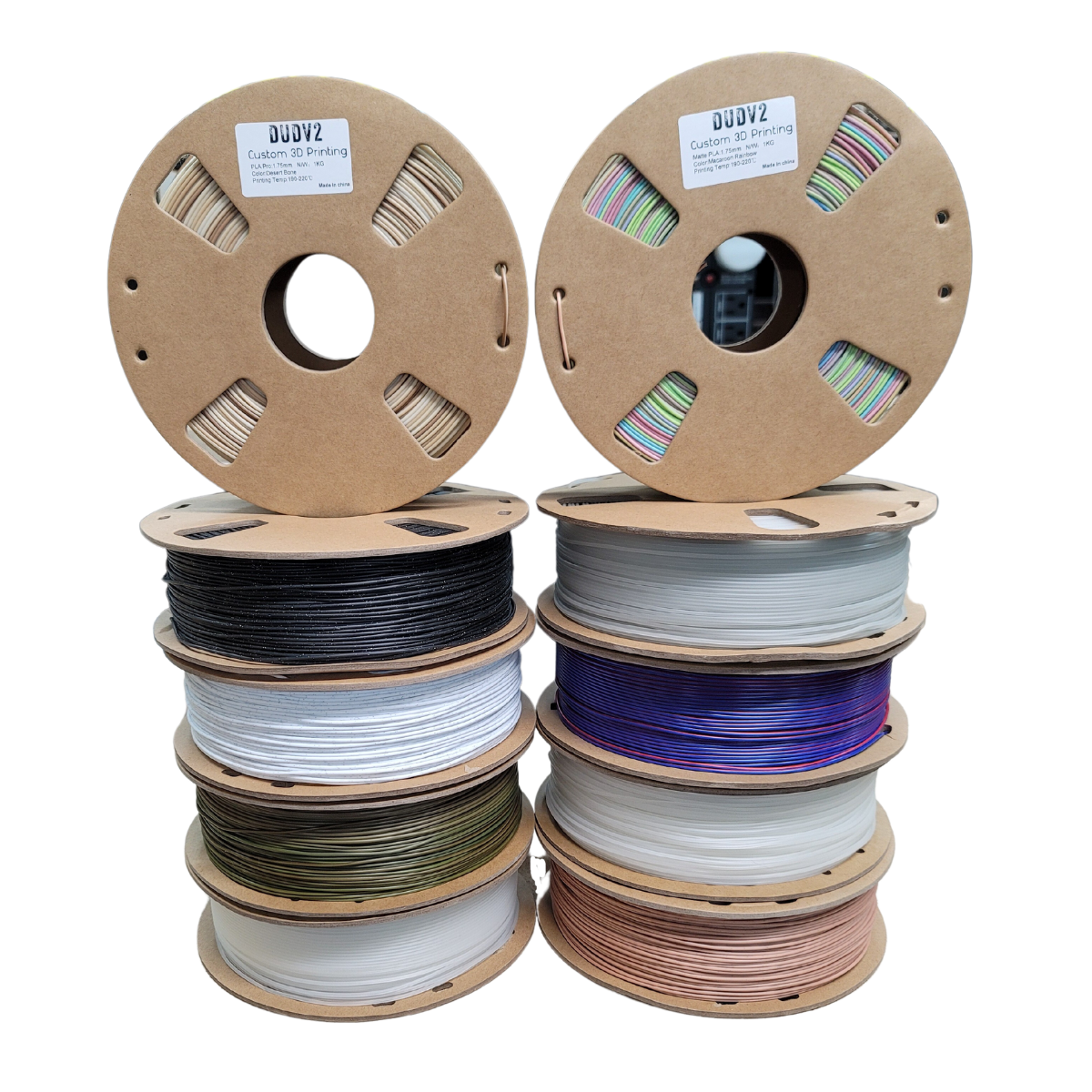 Mix & Match 10 Pack. Pick any 10 Filaments and Save!